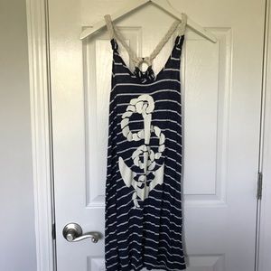 nautical cover up dress